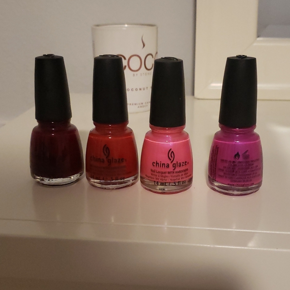 China glaze bundle set of 4